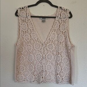 90s knit vest crochet
